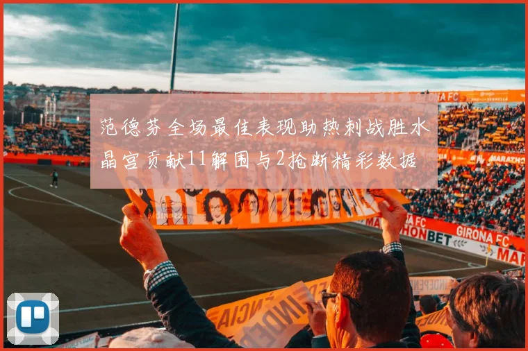 范德芬全场最佳表现助热刺战胜水晶宫贡献11解围与2抢断精彩数据